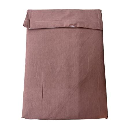 NORDIC HOME FITTED SHEET SET COOL TOUCH QUEEN DIA BROWN