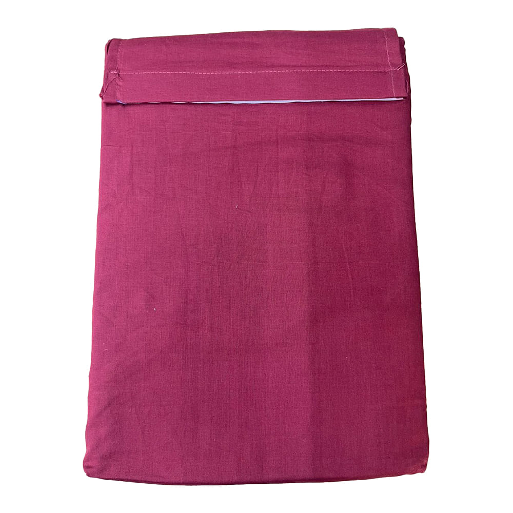 NORDIC HOME FITTED SHEET SET COOL TOUCH SUPER SINGLE JUNO RED