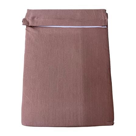 NORDIC HOME FITTED SHEET SET COOL TOUCH SUPER SINGLE DIA BROWN