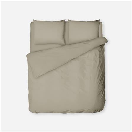 NORDIC HOME FITTED SHEET SET COOL TOUCH KING JUNO SAND