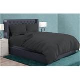 NORDIC HOME FITTED SHEET SET CRISP & FRESH KING DARK SHADOW