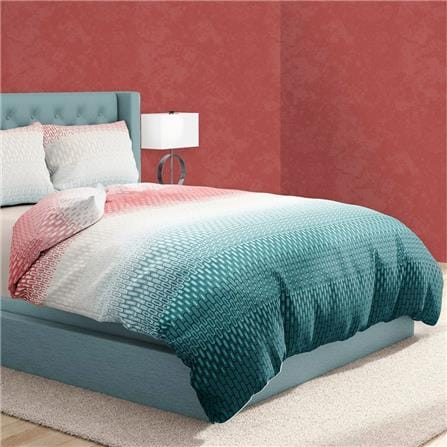 NORDIC HOME BED SHEET SET SUPER SINGLE CHERRY