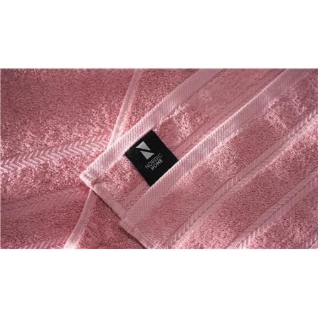 NORDIC HOME BATH TOWEL IBIZA COTTON 69X137CM DUSTY PINK