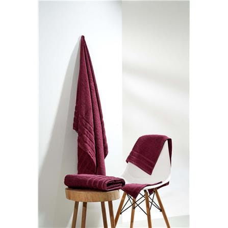 NORDIC HOME BATH TOWEL IBIZA COTTON 69X137CM CORDOVAN