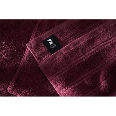 NORDIC HOME BATH TOWEL IBIZA COTTON 69X137CM CORDOVAN