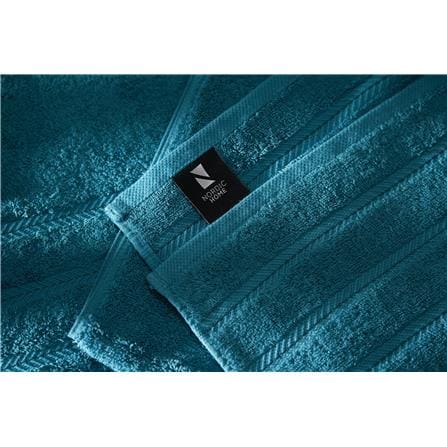 NORDIC HOME BATH SHEET IBIZA COTTON 100X150CM TEAL