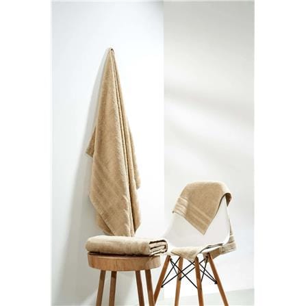 NORDIC HOME BATH SHEET IBIZA COTTON 100X150CM WARM SAND