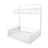 2 TIER SPICE RACK WHITE MODISH KECH YS-20621P