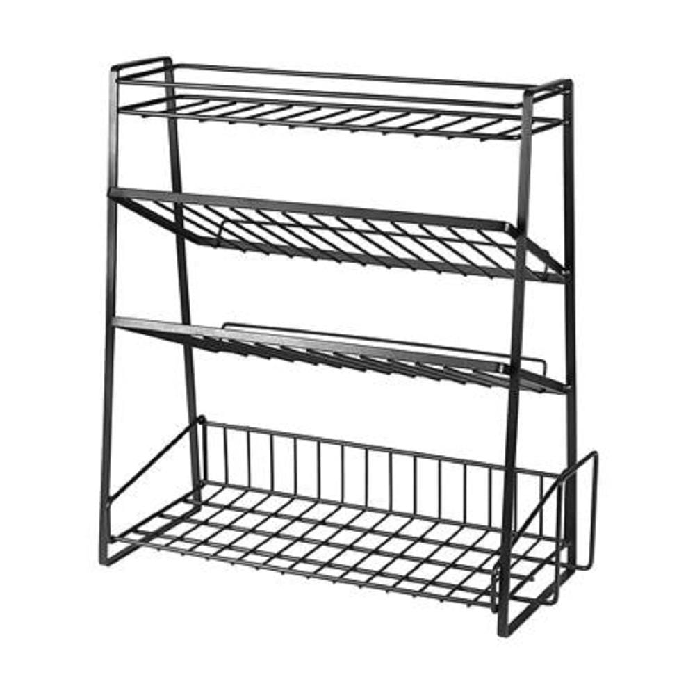 4 TIER SPICE RACK KECH MODISH BLACK YS-20611P