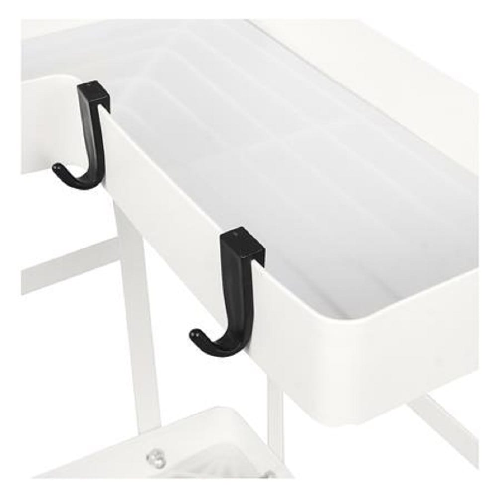 3-TIER CORNER RACK KECH MODISH WHITE YS-20646P