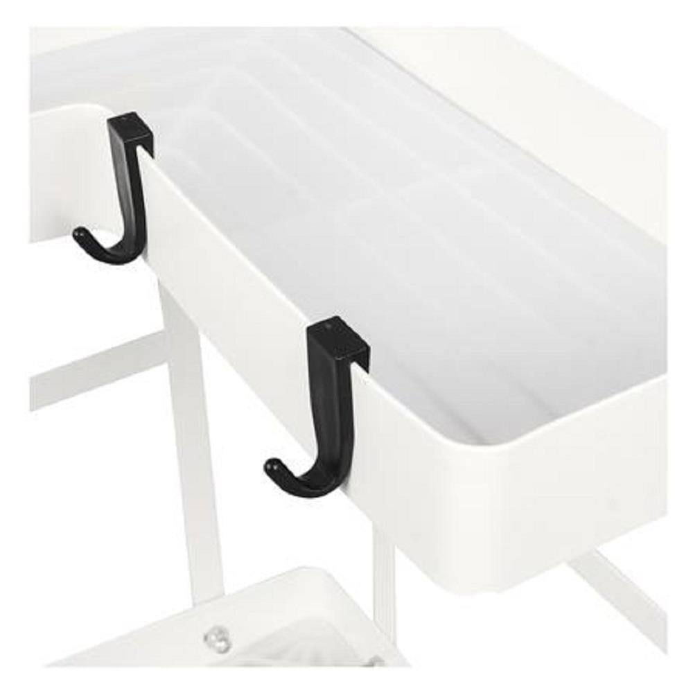 3-TIER CORNER RACK KECH MODISH WHITE YS-20646P