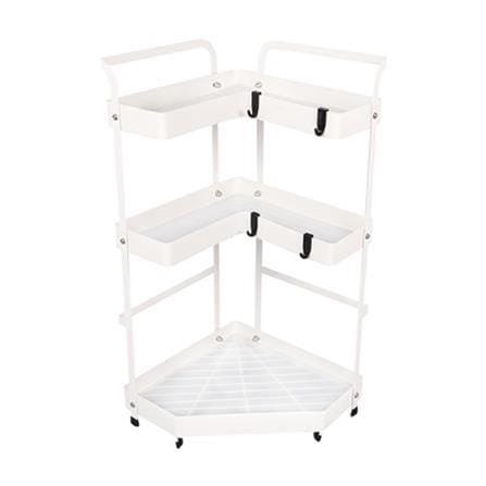 3-TIER CORNER RACK KECH MODISH WHITE YS-20646P