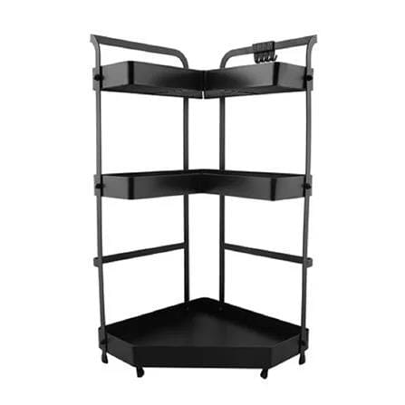 3TIER CORNER RACK KECH MODISH BLACK YS-20646P