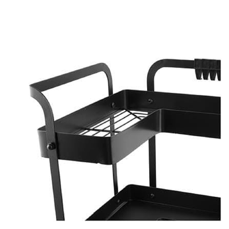 3TIER CORNER RACK KECH MODISH BLACK YS-20646P