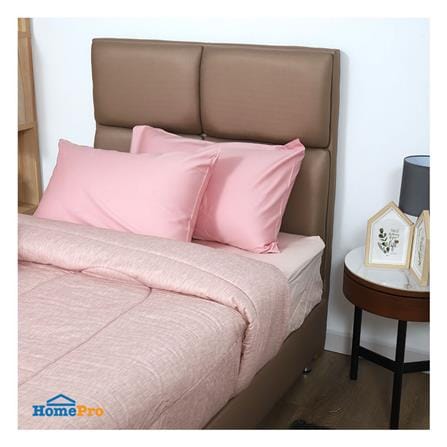 HLS PILLOWCASE COTTON SATEEN PINK 2PCS