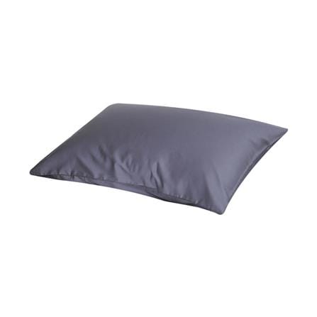 HLS PILLOWCASE COTTON SATEEN GREY 2PCS