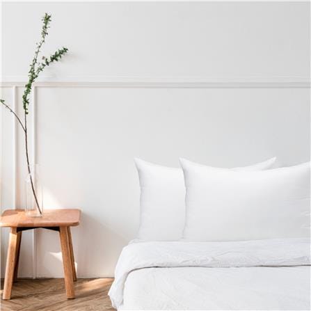 HLS PILLOWCASE COTTON SATEEN WHITE 2PCS