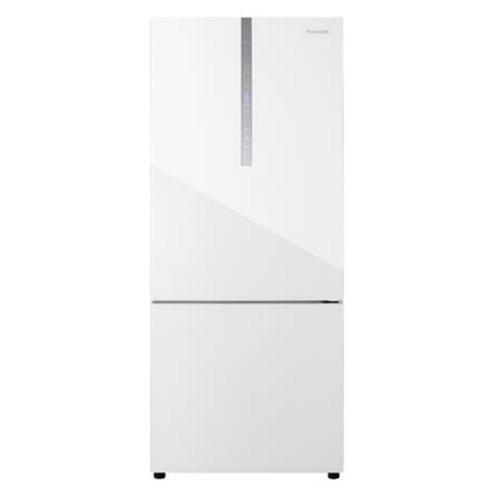 PANASONIC 2 DOOR BOTTOM FREEZER REFRIGERATOR NR-BX421WGWM 422L WHITE MIRROR