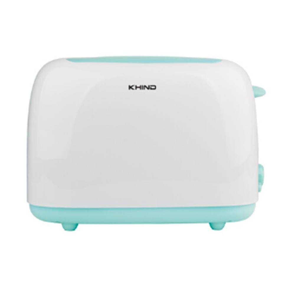 KHIND TOASTER BT808 750WATT 2 SLICES WHITE/LIGHT GREEN