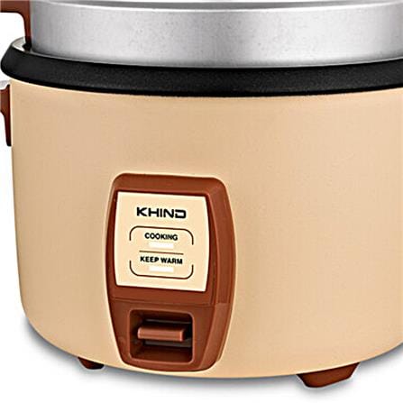 KHIND CONVENTIONAL RICE COOKER RC918T CREAM MAGNOLIA 480W 1.8L