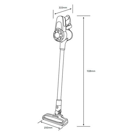 ELECTROLUX STICK VACUUM EFP31312 150W 0.5L RUNTIME 40MINUTES