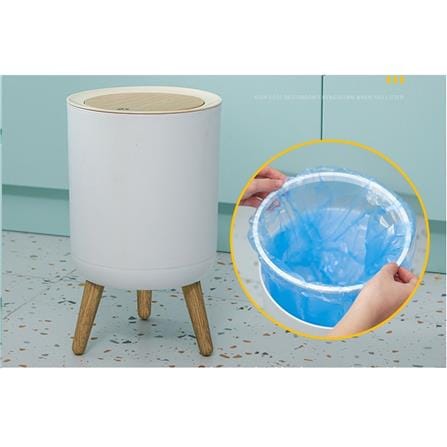 COSSY PLUS DUSTBIN CP-SXM-050 7L WHITE