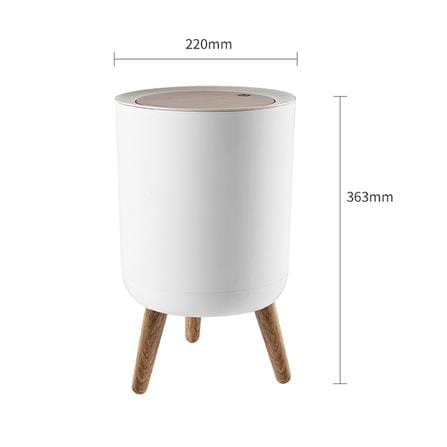 COSSY PLUS DUSTBIN CP-SXM-050 7L WHITE