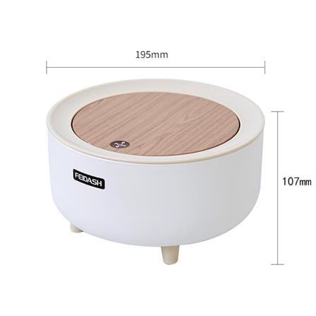 COSSY PLUS DUSTBIN CP-SXM-049 2L WHITE