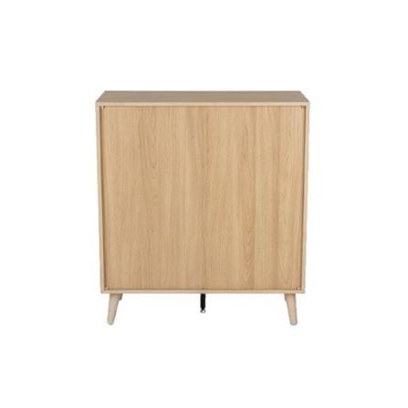 HIGH CABINET SIDEBOARD 90CM OAK/WHITE