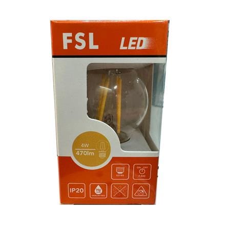 LED FILAMENT BULB 4W E27 G45 FSL WARM WHITE