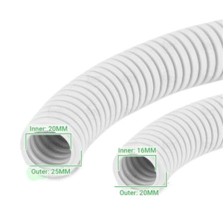SUMRISE PVC FLEXIBLE HOSE FP-3/4 20MM 40M WHITE