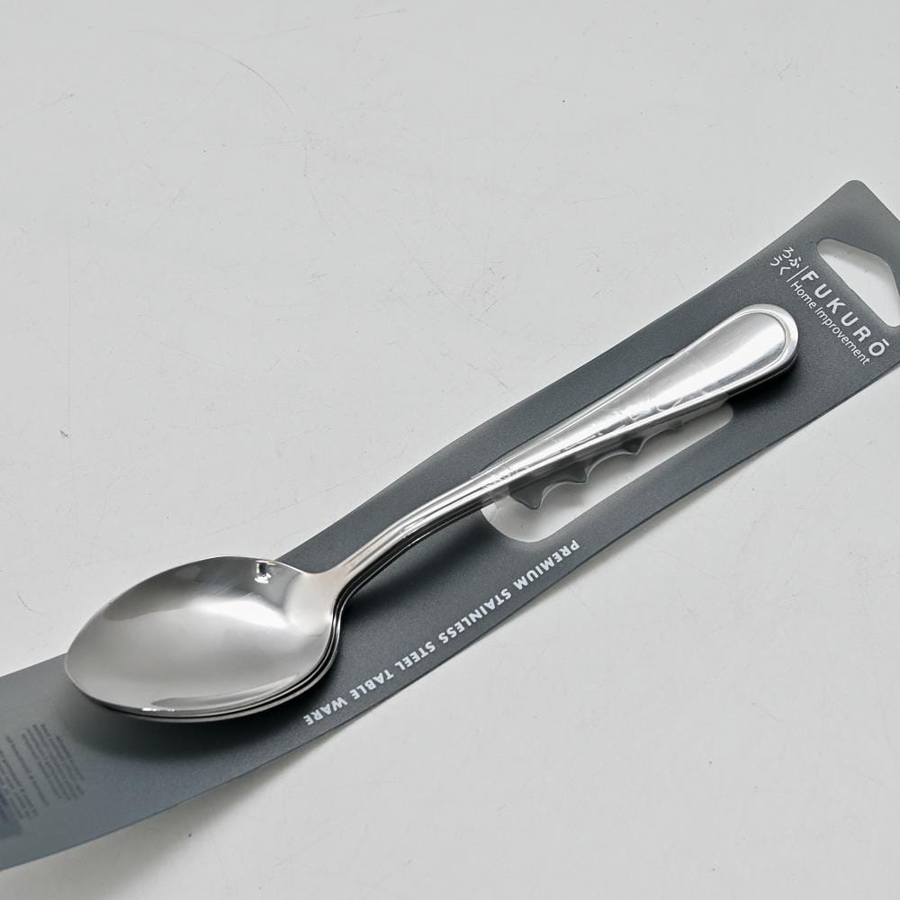FUKURO STAINLESS STEEL DESSERT SPOON  3PCS  HH 0343