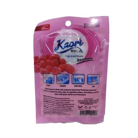 KAORI FRAGRANCE BEADS 15G RASPBERRY