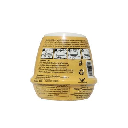 KAORI SCENTED GEL 180G VANILLA BOUQUET