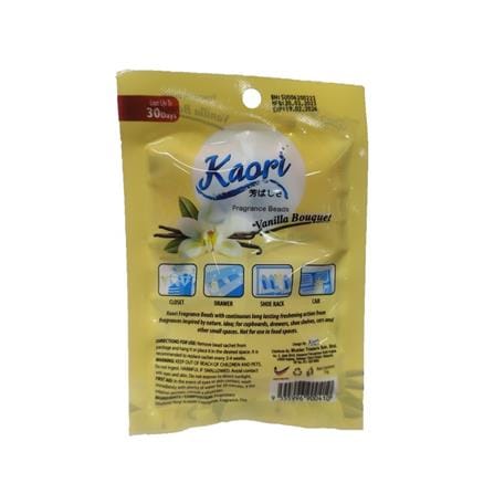 KAORI FRAGRANCE BEADS 15G VANILA BOUQUET