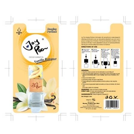 JOYPOO HANGING PERFUME 8ML VANILA BOUQUET