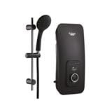RUBINE WATER HEATER DC WITH PUMP HAND SHOWER CE521D-BSB SAND BLACK (BLACK SHOWER ACCESSORIES SET)