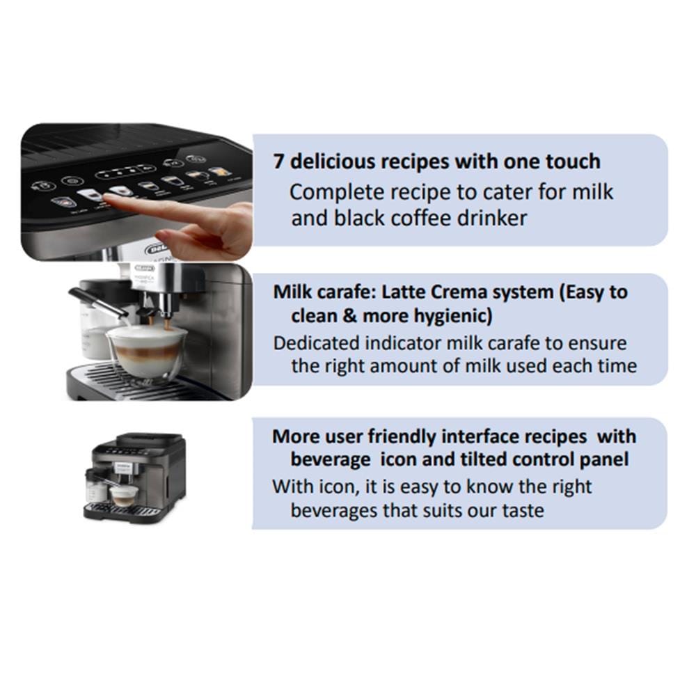 DELONGHI AUTOMATIC ESPRESSO MACHINE ECAM290.81.TB