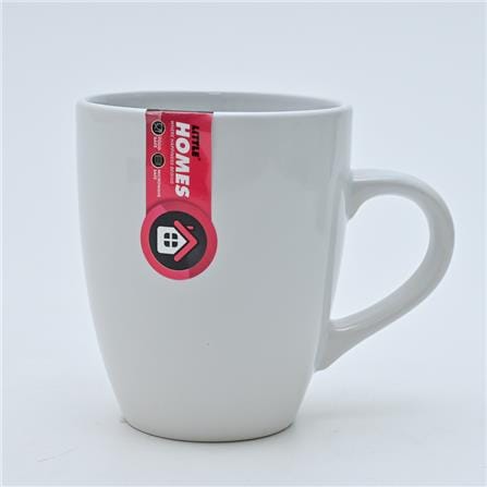 LITTLE HOMES STONEWARE MUG 14 OZ WHITE