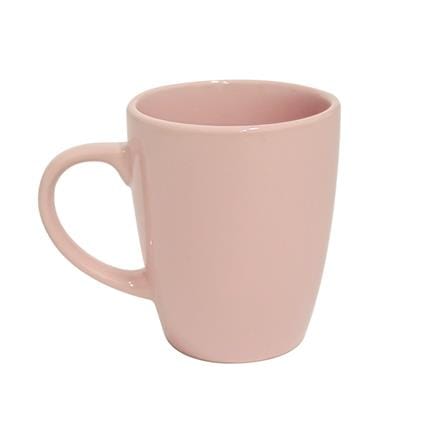 LITTLE HOMES STONEWARE MUG 14 OZ PINK