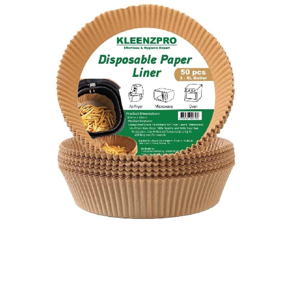 KLEEZPRO AIR FRYER PAPER BROWN 22cm 50PCS