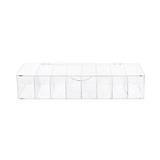CHARGER STORAGE BOX 28X10.5X5.8CM RUM21110901 CLEAR