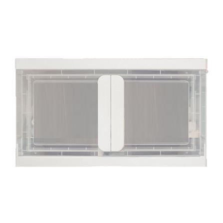2 DOORS FRONT OPENING FOLDABLE BOX  36X51X30CM 10002 WHITE