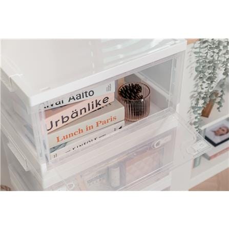 MULTI PURPOSE STORAGE APISITH DUMO 36X51X30CM  WHITE