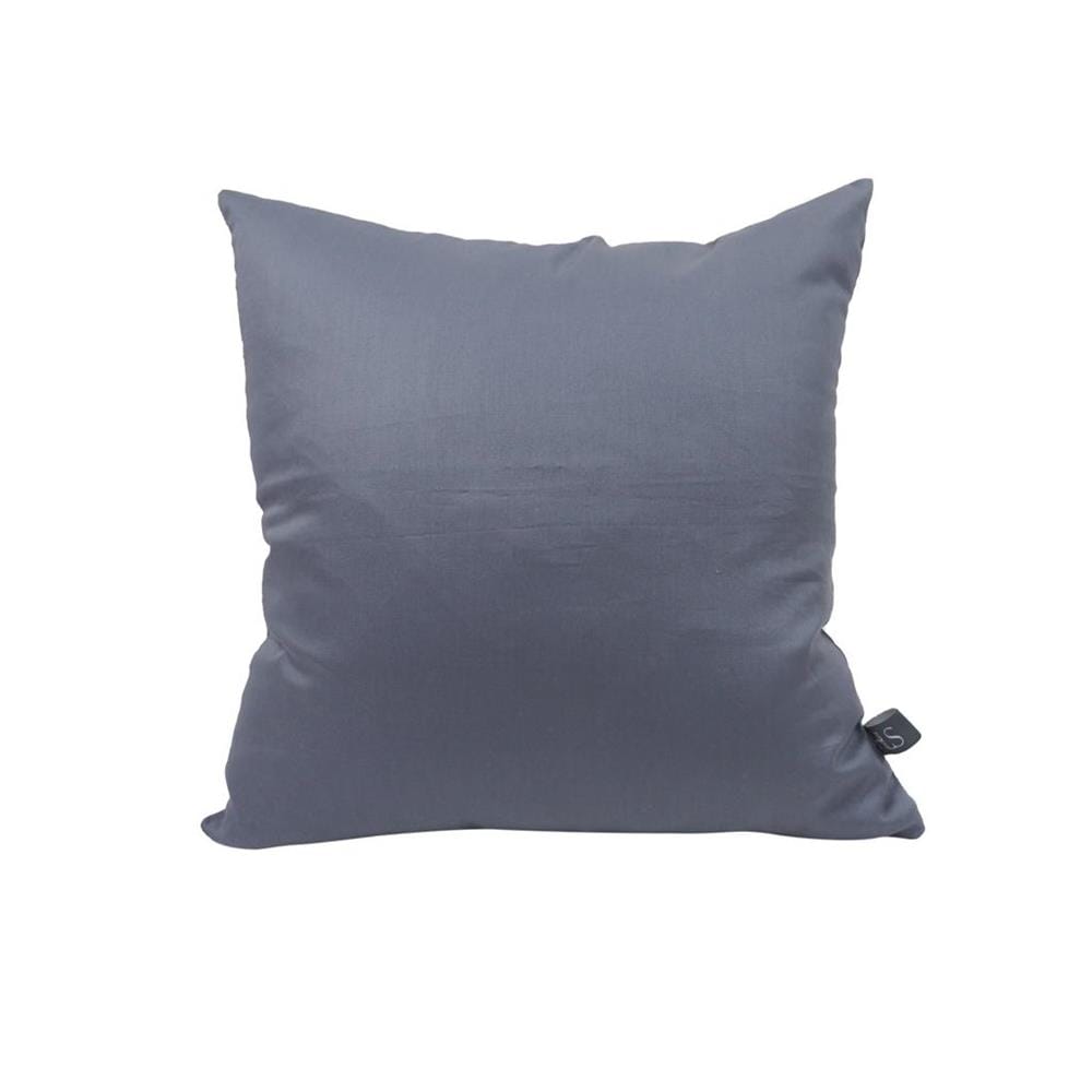 HLS COVER CUSHION CT SATEEN 16X16" GRAY