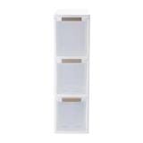 DRAWER 3 TIER STACKO BENRI 18X47.8X65CM 73130C WHITE