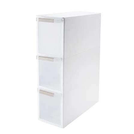 DRAWER 3 TIER STACKO BENRI 18X47.8X65CM 73130C WHITE