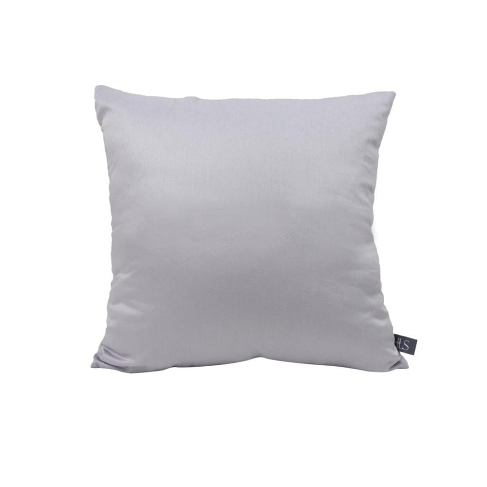HLS COVER CUSHION CT SATEEN 16X16" LIGHT GRAY