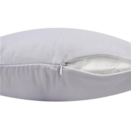 HLS COVER CUSHION CT SATEEN 16X16" LIGHT GRAY