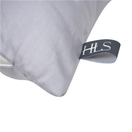 HLS COVER CUSHION CT SATEEN 16X16" LIGHT GRAY